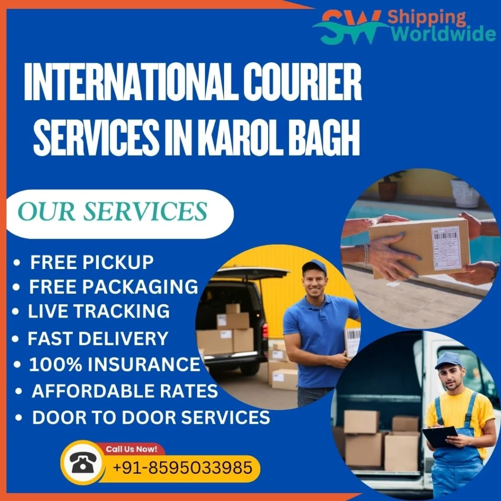 International courier service Karol Bagh