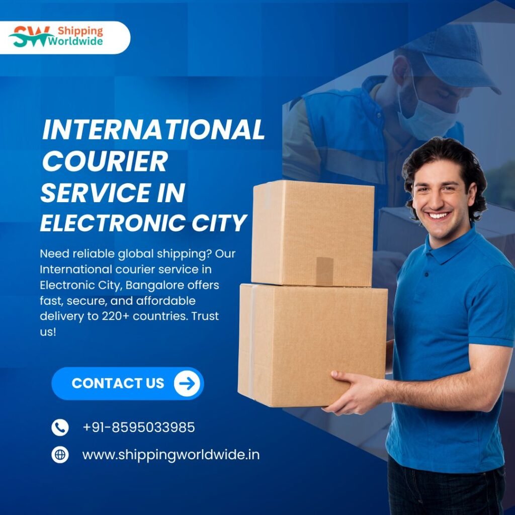 Courier service in Electronic city