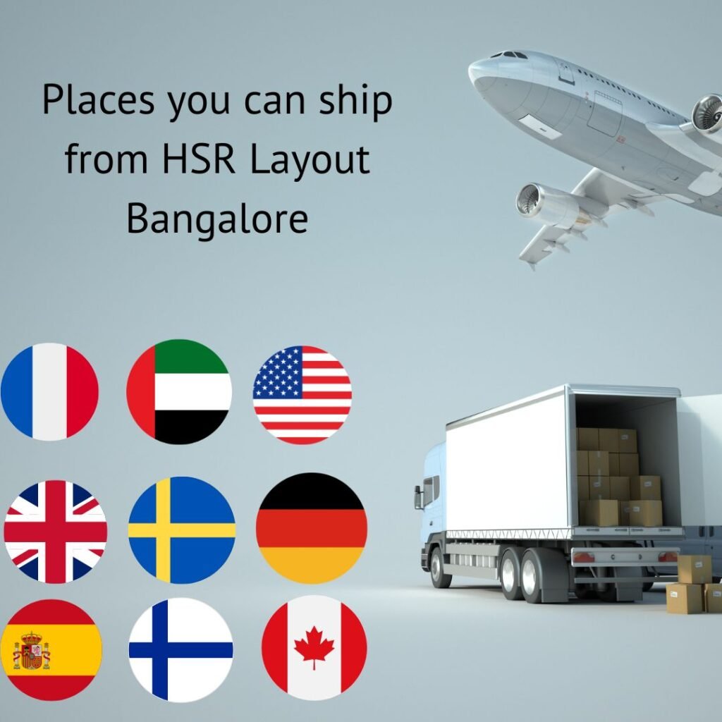 International courier service in HSR Layout