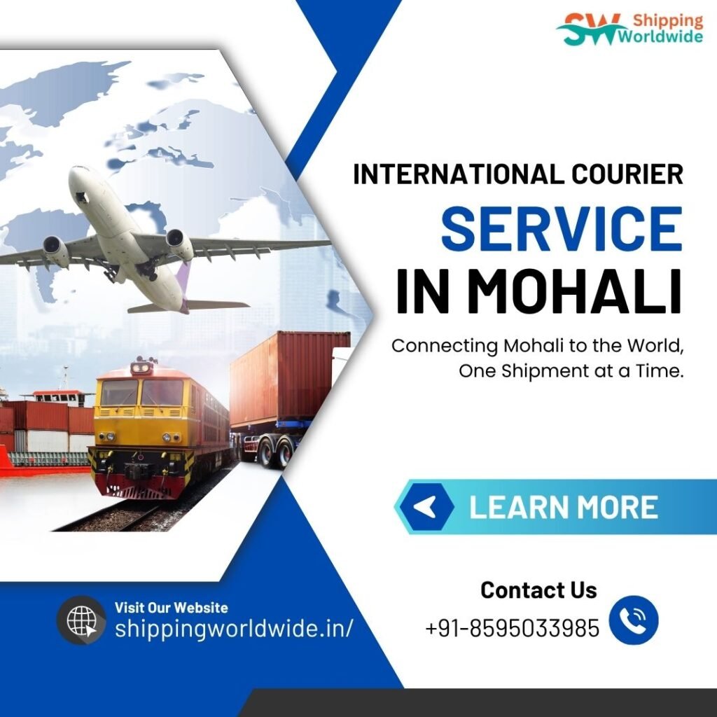 International courier service in Mohali